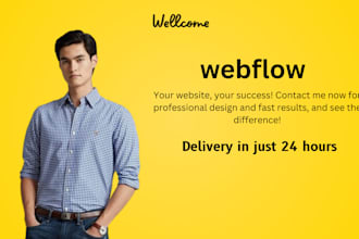 make webflow website i am webflow developer