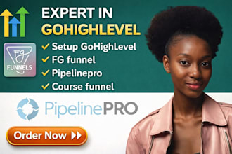be your ghl expert for pipedrive fg funnel homepage design