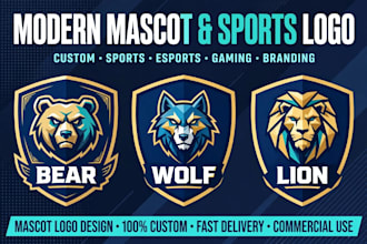 design modern basketball, baseball and sports team logo
