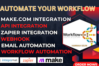 setup make com automation, zapier automation, make com integration, integromat