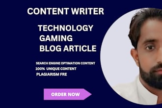 write SEO technology or gaming related article