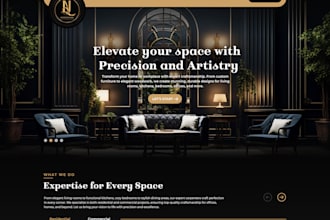 do professional homepage design modern conversion focused