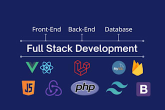 develop laravel applications, jquery, react, vuejs, angular, bug fixes