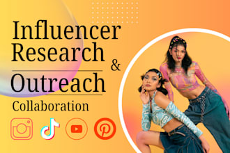 do influencer research and influencer outreach, influencer marketing