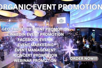 boost your facebook event promotion linkedin event to prospective attendees