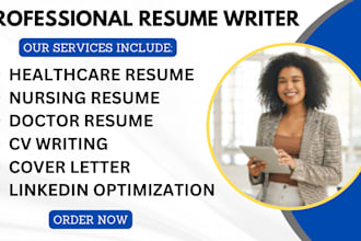 write professional ats medical resume doctor nursing healthcare resume
