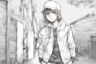 draw any manga you want with my art style