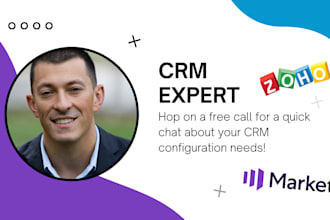 do your CRM with zoho or marketo