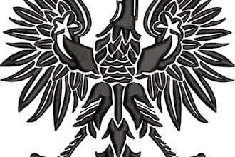 do complex embroidery digitizing in dst, pes, cnd, jef, pxf