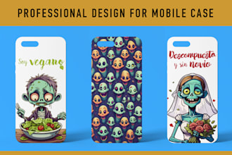 create a professional design for a mobile phone case