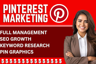 create seo optimized pins, posts, and boards as a pinterest marketing manager