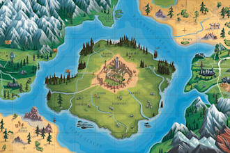 make your fantasy map for rpg, novels and games