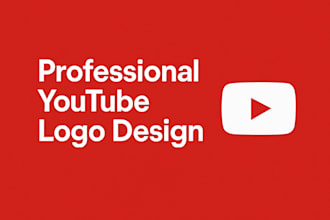 design a professional youtube logo for your channel