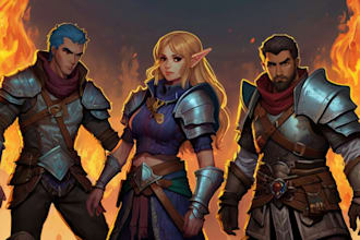 draw your dnd character art