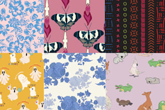 create repeat seamless pattern design