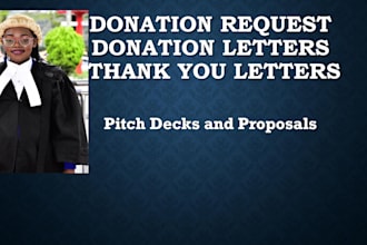 write convincing fundraising and donation request letter