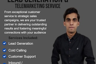 do telemarketing, leads generation and appointment settings