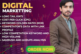 do profitable SEO keyword research with kgr and competitor analysis with semrush