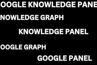 create standard and optimized google knowledge panel for personal or company