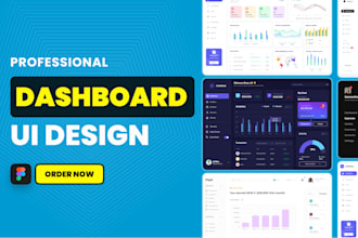 design custom saas, CRM, admin dashboard UI UX in figma