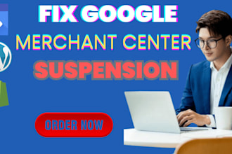 fix google merchant center suspension, gmc errors, misrepresentation