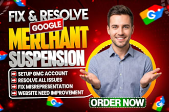 fix google merchant center suspension, gmc errors, misrepresentation