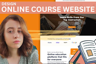 build online course website, lms website on thinkific, teachable, kajabi, podia