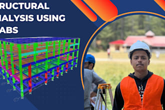 do structural analysis and design by etabs