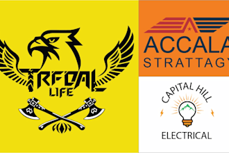 do simple, modern, and custom 3d business logo design expert