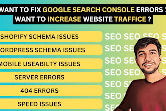 fix indexing coverage errors in google search console
