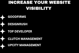 be your clutch goodfirms designrush upcity designrush website manager