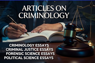 do criminology, criminal justice, forensic science, and political science essays