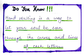 elegantly hand write your documents and assignments