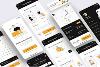 taxi booking app package parcel courier delivery app for android ios