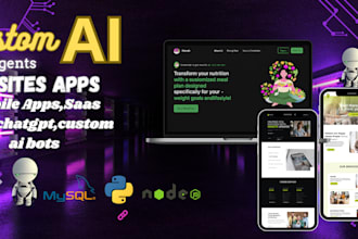 develop all types of websites and apps, ai bots, ai websites