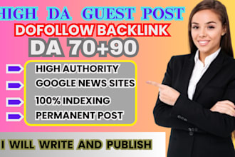 write and publish your article on high da guest post website