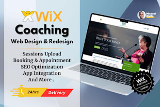 business coach website, life coaching website, wix website design, life coaching