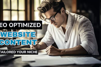 be your SEO website content writer or article writer