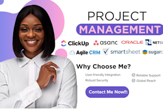 clickup asana trello oracle agile mondaycom smartsheet netsuite sugar crm expert