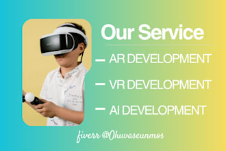 custom vrar app development services, mobile ar app development, webar developer