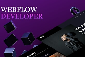 design framer or webflow website, figma to framer or figma to webflow