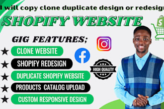 copy clone revamp redesign duplicate migrate responsive shopify website store
