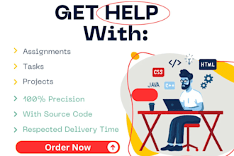 write coding assignment task and projects in java python csharp