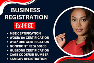 sam gov, non profit business registration, 501c3 mbe cage code uei ein mbe 8a