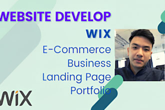 develop wix website for your business