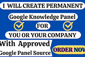 enhance google knowledgepanel for person, company and brand