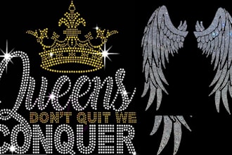 do new world rhinestone and templates in few hour