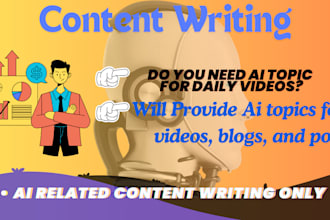 help in content writing regarding ai
