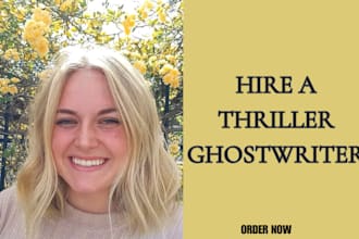 write your thriller, mystery, crime fiction story