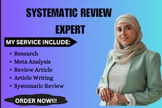 do a high quality systematic review meta analysis, article, researchgate